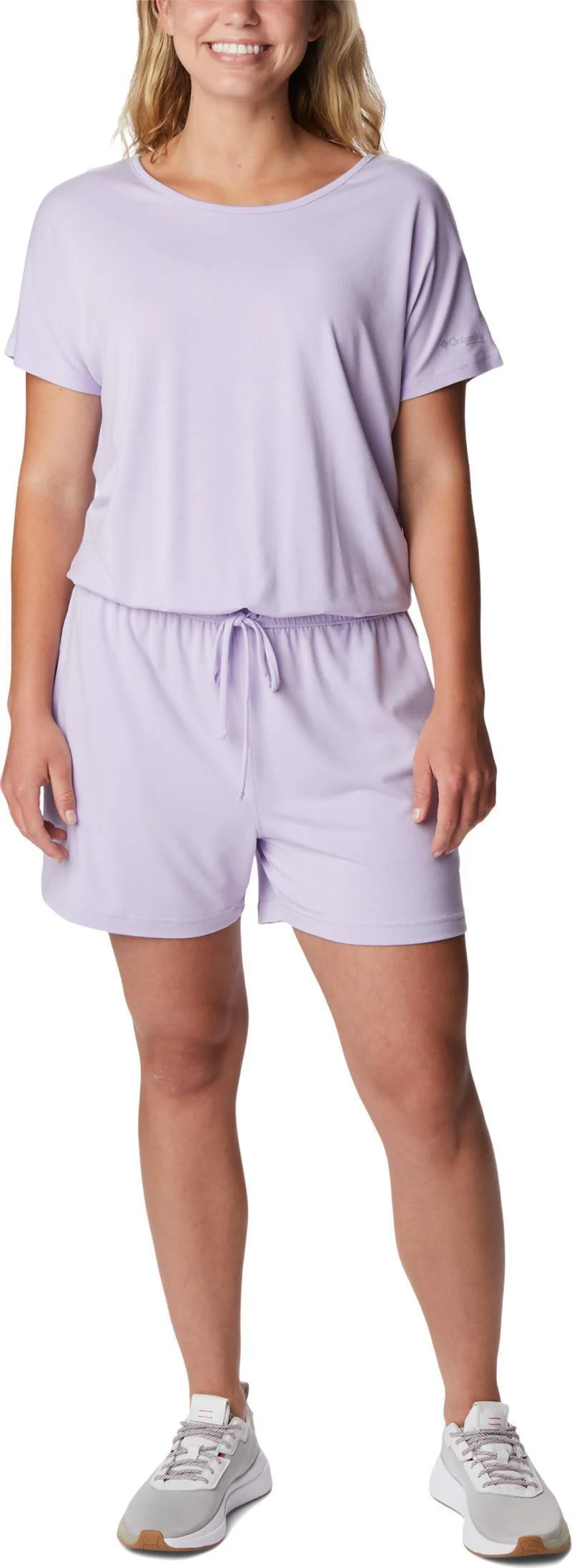 Slack Water Knit Romper, 4" Inseam - Womens - Image 26