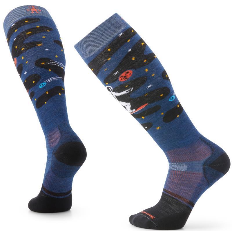Snowboard Targeted Cushion Astronaut Over The Calf Socks - Mens - Image 2
