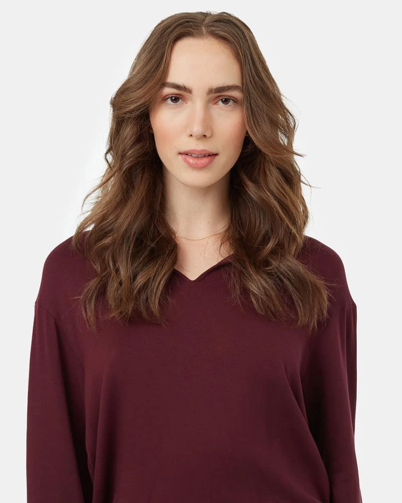 Soft EcoTerry Notch Neck - Womens - Image 2