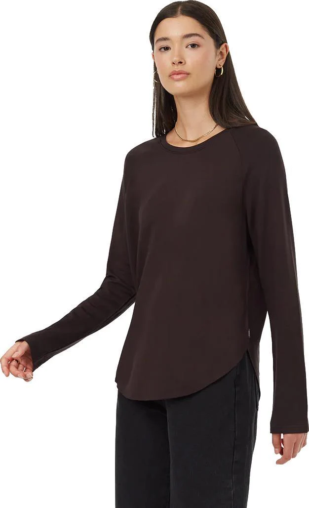 Soft EcoTerry Shirttail Crew - Womens - Image 3