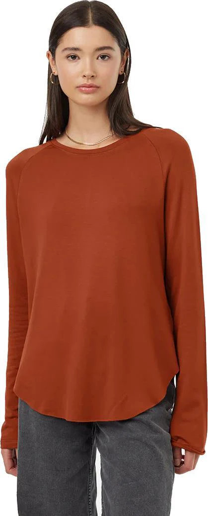 Soft EcoTerry Shirttail Crew - Womens - Image 4
