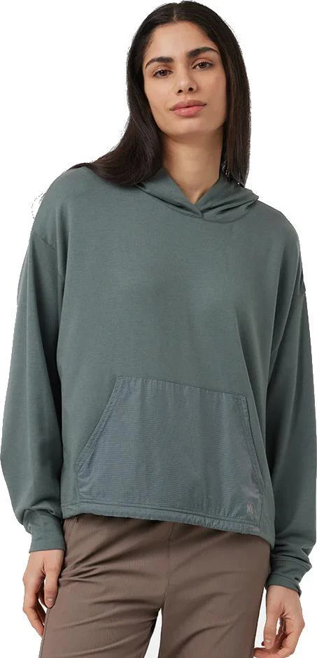SoftTerry Light Bungie Cord Hoodie - Womens