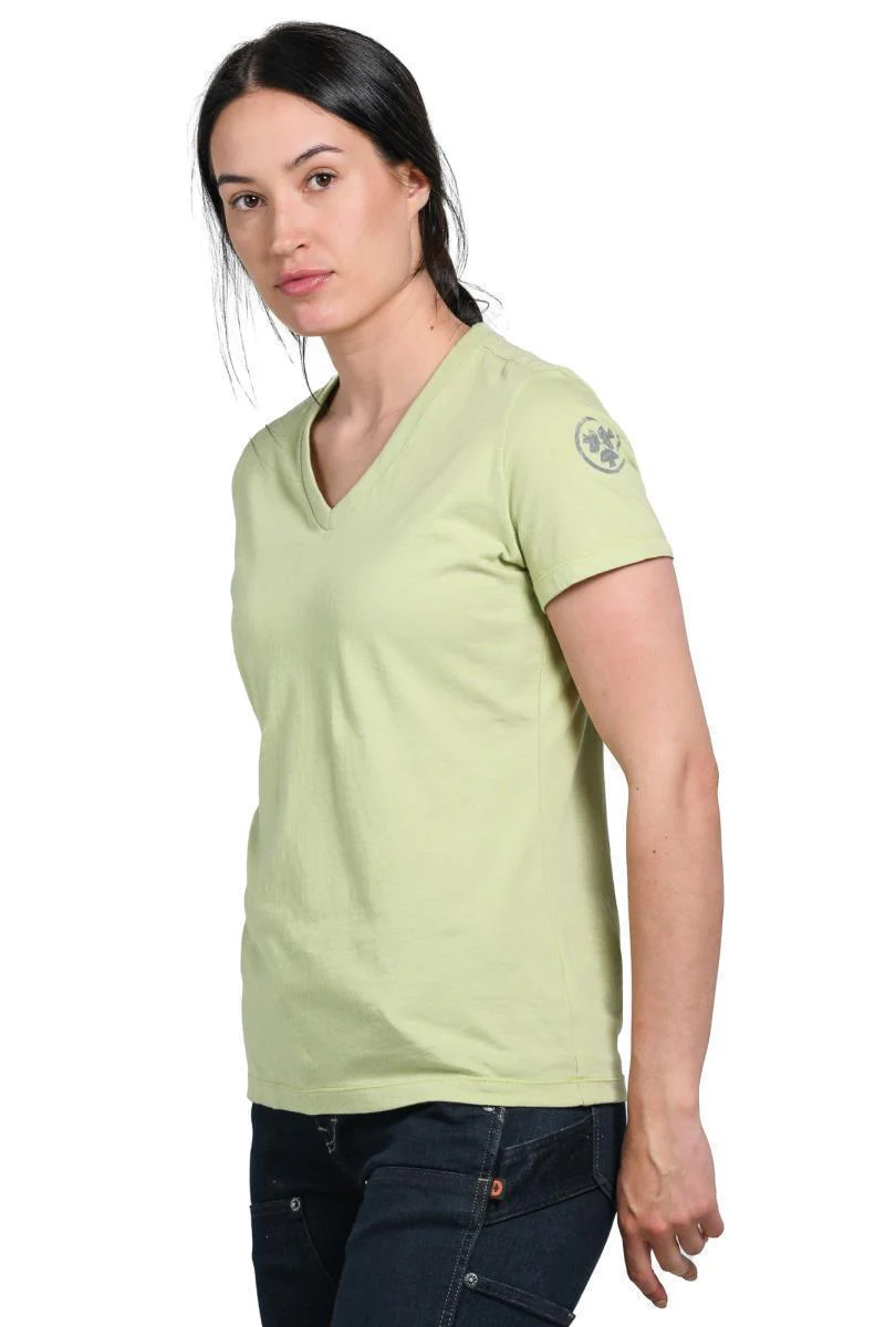 Solid V-Neck Tee - Womens - Image 8