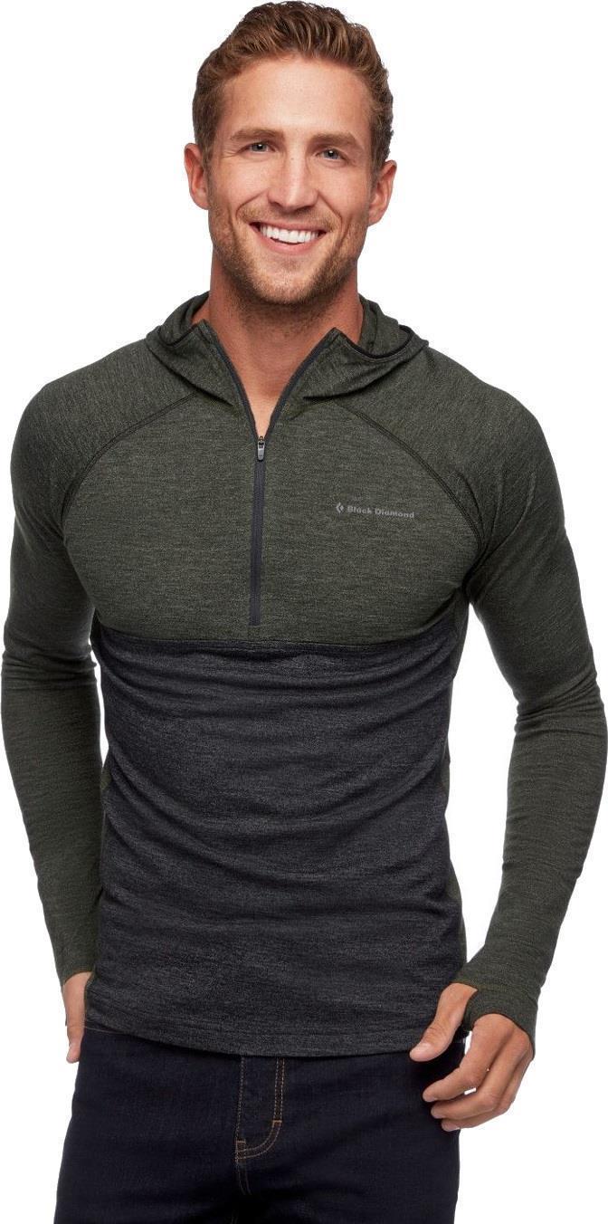 Solution 150 Merino Baselayer Half Zip Hoody - Mens - Image 5