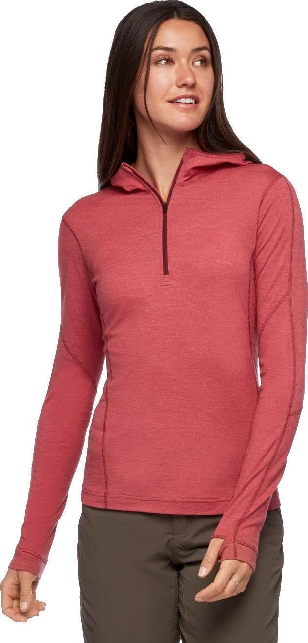Solution 150 Merino Baselayer Half Zip Hoody - Womens - Image 4