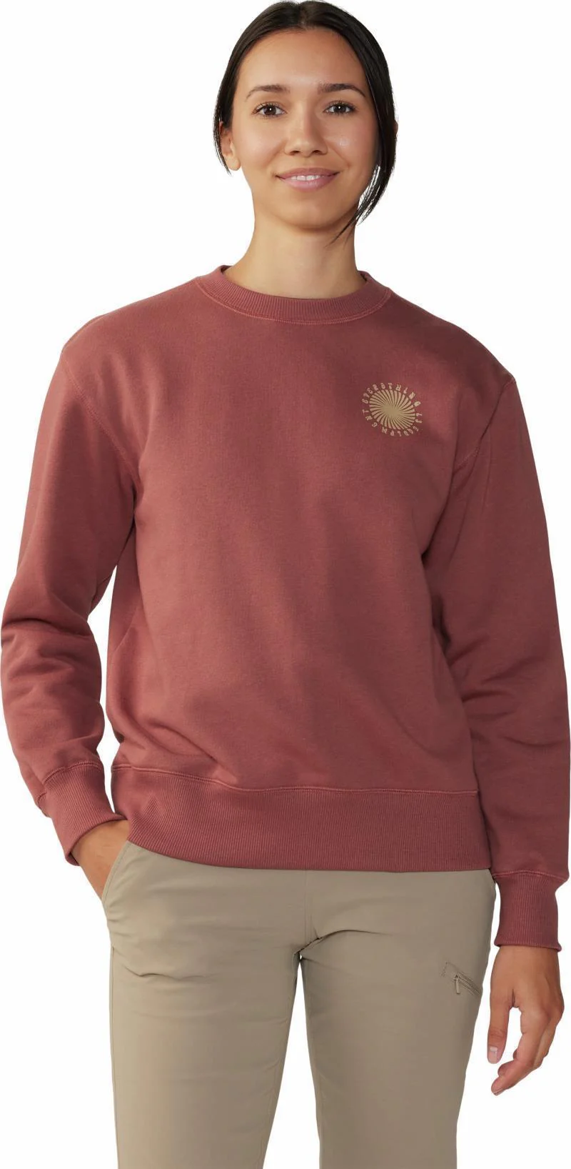 Spiral Pullover Crew - Womens