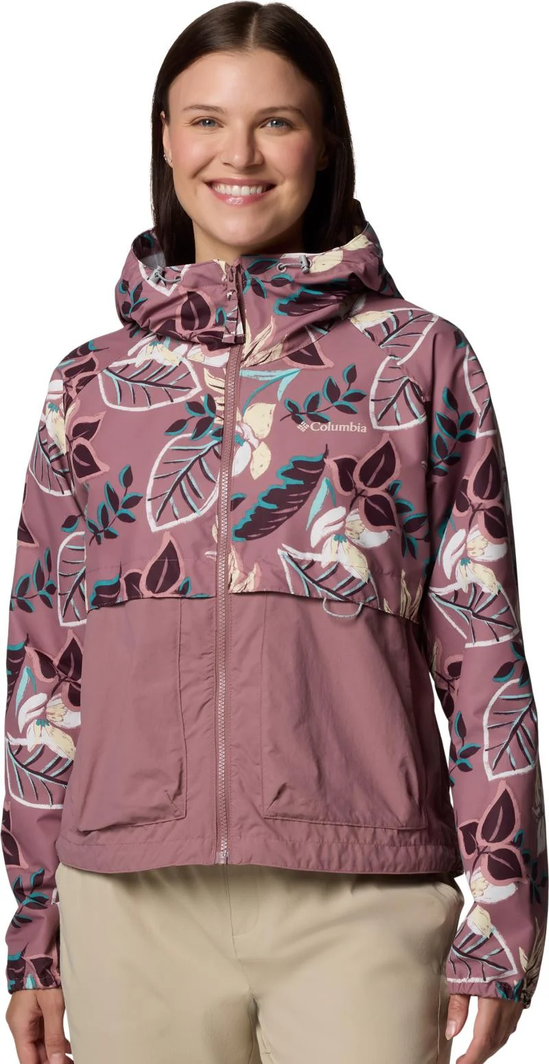 Spire Valley Printed Windbreaker, Extended - Womens - Image 10