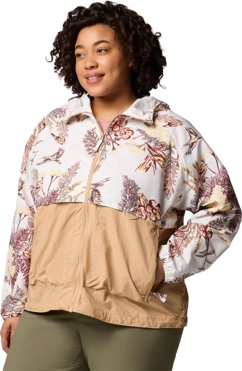 Spire Valley Printed Windbreaker, Extended - Womens - Image 6