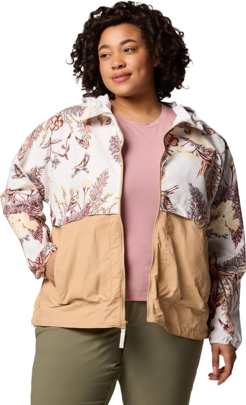 Spire Valley Printed Windbreaker, Extended - Womens - Image 7