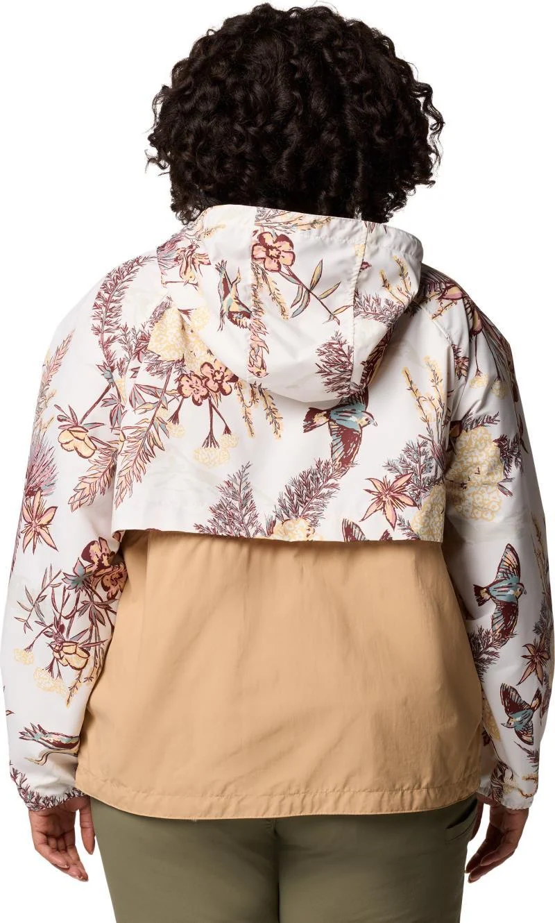 Spire Valley Printed Windbreaker, Extended - Womens - Image 8