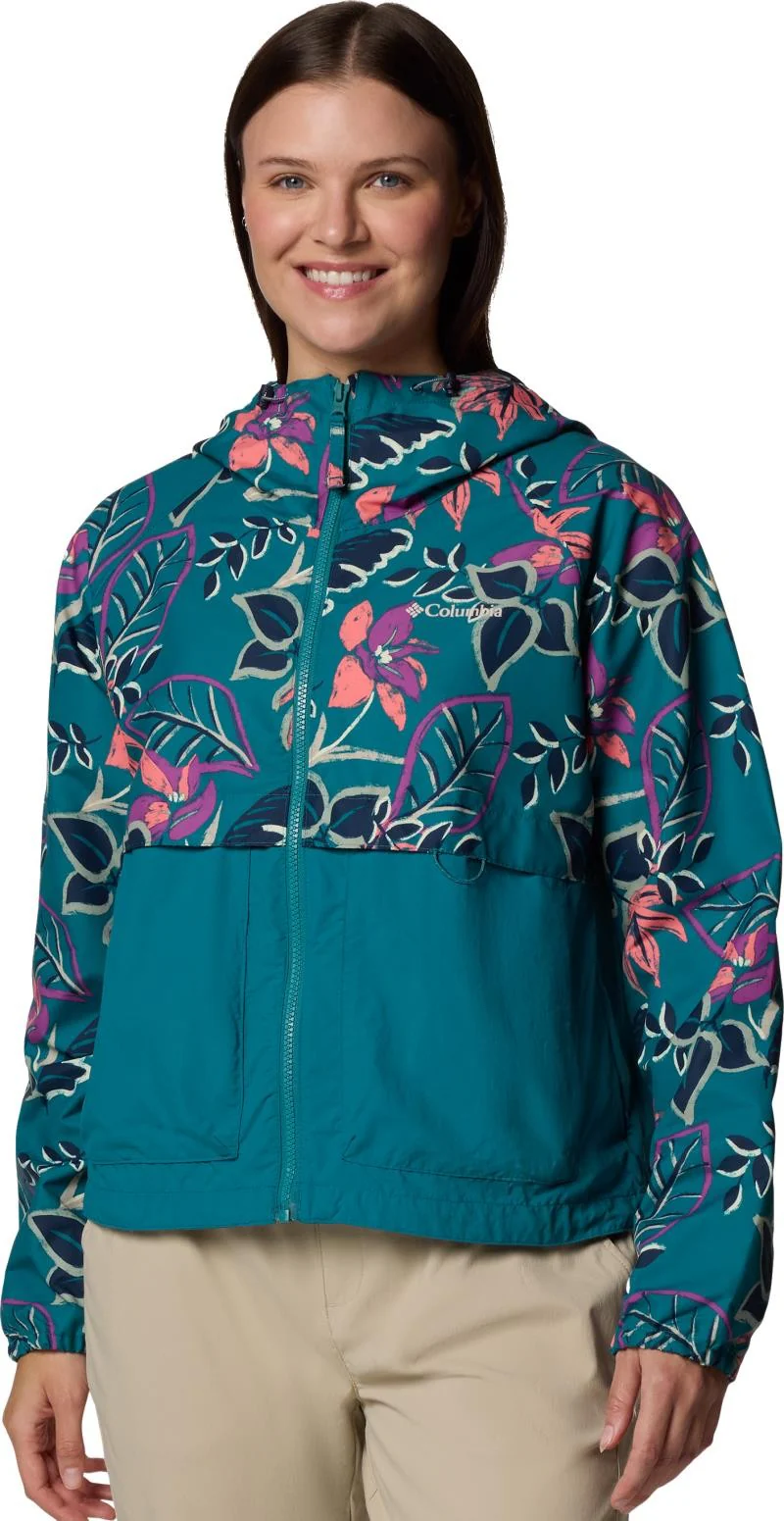 Spire Valley Printed Windbreaker, Extended - Womens - Image 9