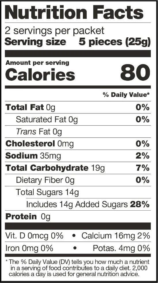 Sport Energy Chews - 50g - Image 2