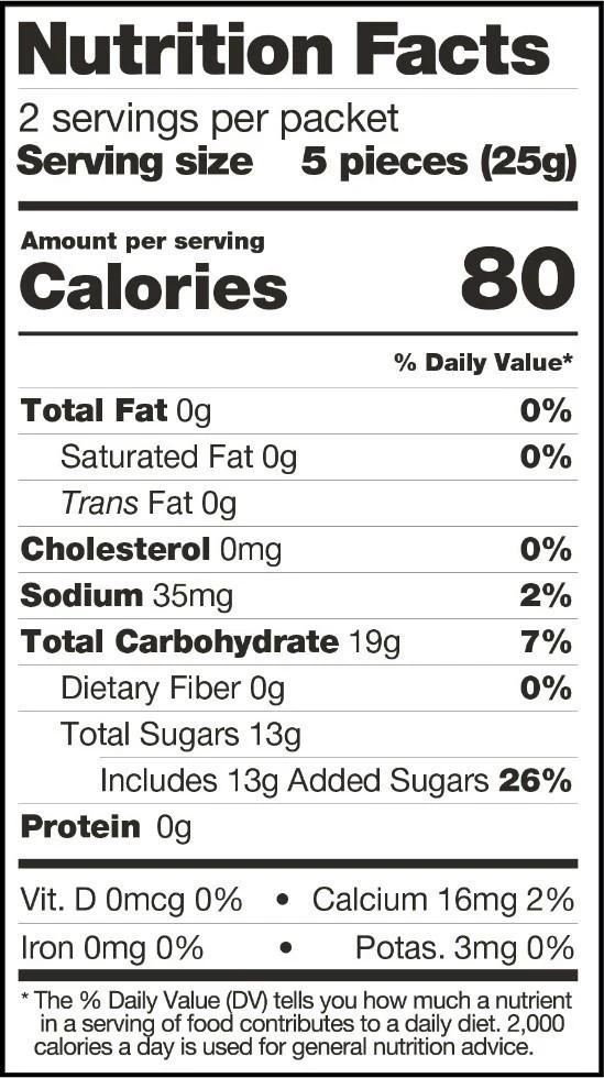 Sport Energy Chews - 50g - Image 4