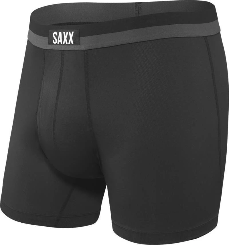 Sport Mesh Boxer Briefs w/ Fly, 5" Inseam - Mens - Image 2