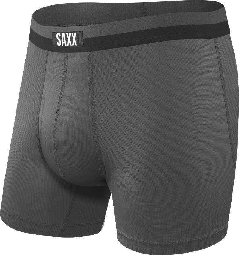 Sport Mesh Boxer Briefs w/ Fly, 5" Inseam - Mens - Image 3
