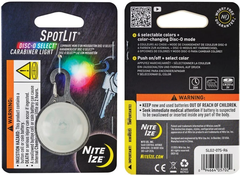 SpotLit Carabiner Light - Disc-O Select - Image 5