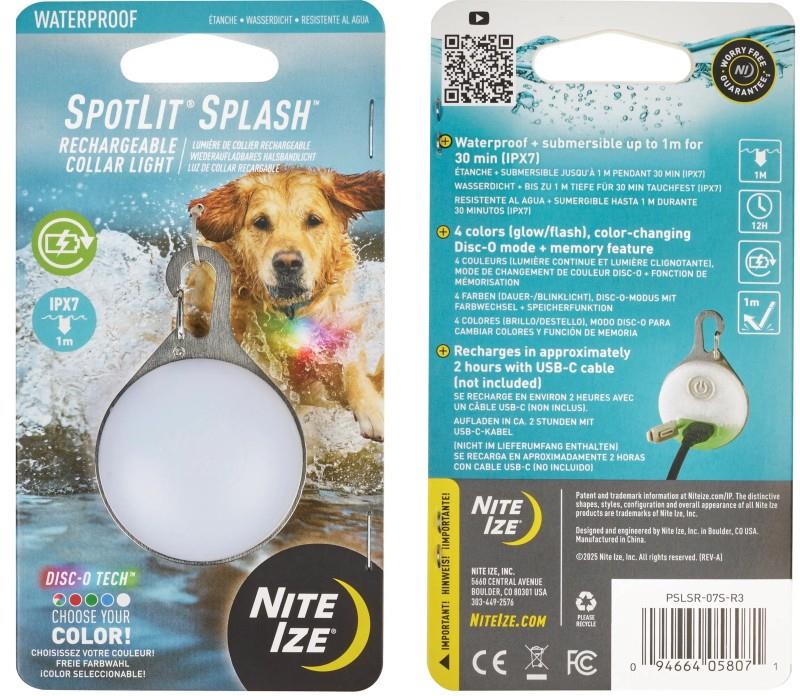 SpotLit Splash Waterproof Rechargeable Collar Light - Disc-O Tech - Image 5