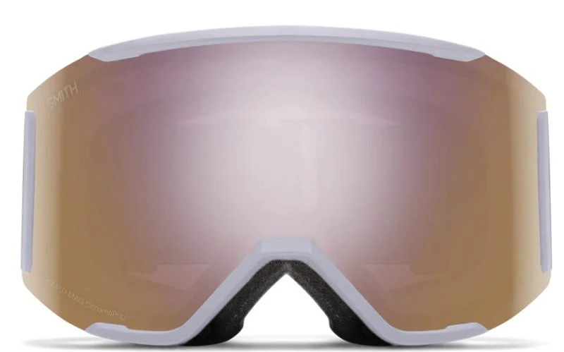 Squad Mag Low Bridge Fit, Lunar Fog Goggles, ChromaPop Everyday Rose Gold Mirror Lens - Image 3