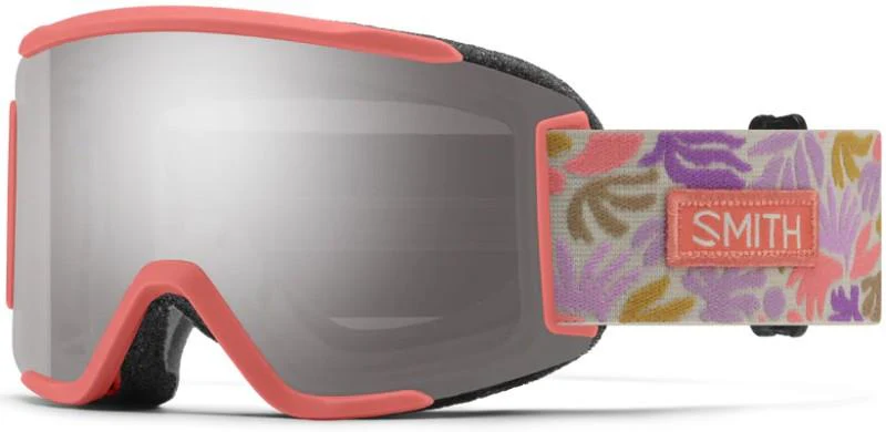 Squad S, Flare Flora Goggles, ChromaPop Sun Platinum Mirror Lens