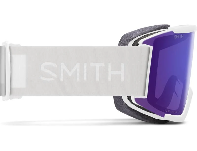 Squad, White Vapor Goggles, ChromaPop Everyday Violet Mirror Lens - Image 4