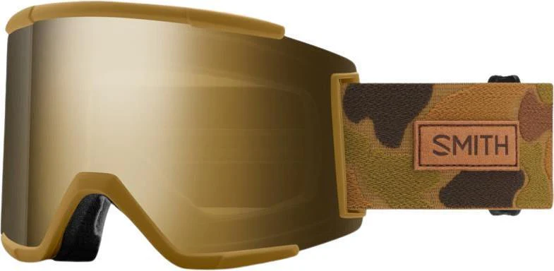 Squad XL, Coyote Pow Hunter Frame, ChromaPop Sun Black Gold Mirror Lens