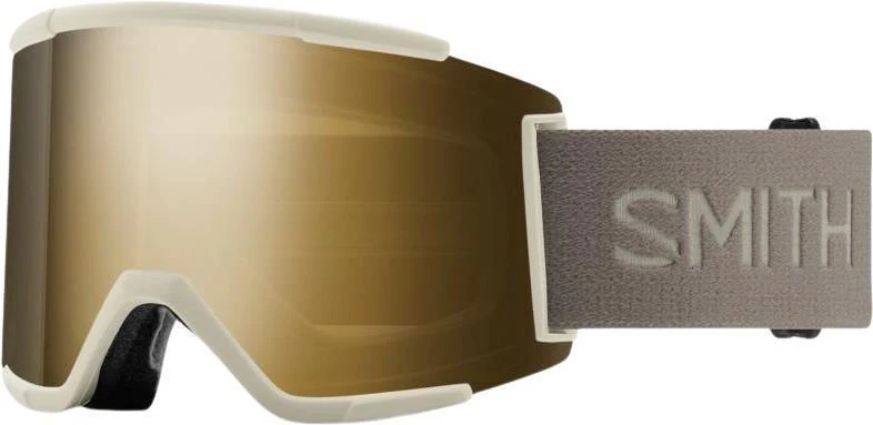 Squad XL Low Bridge Fit, Chalk Frame, ChromaPop Sun Black Gold Mirror Lens
