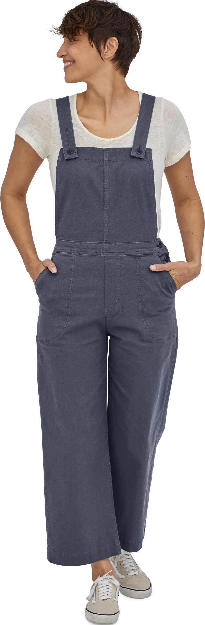 Stand Up Cropped Overalls - Womens - Image 2