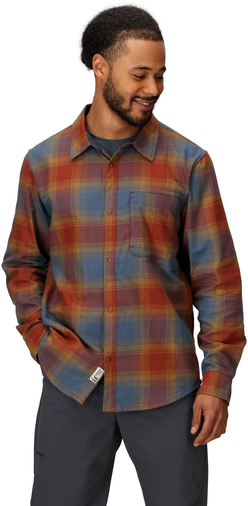 Stonepeak Lightweight Performance Flannel LS - Mens - Image 7