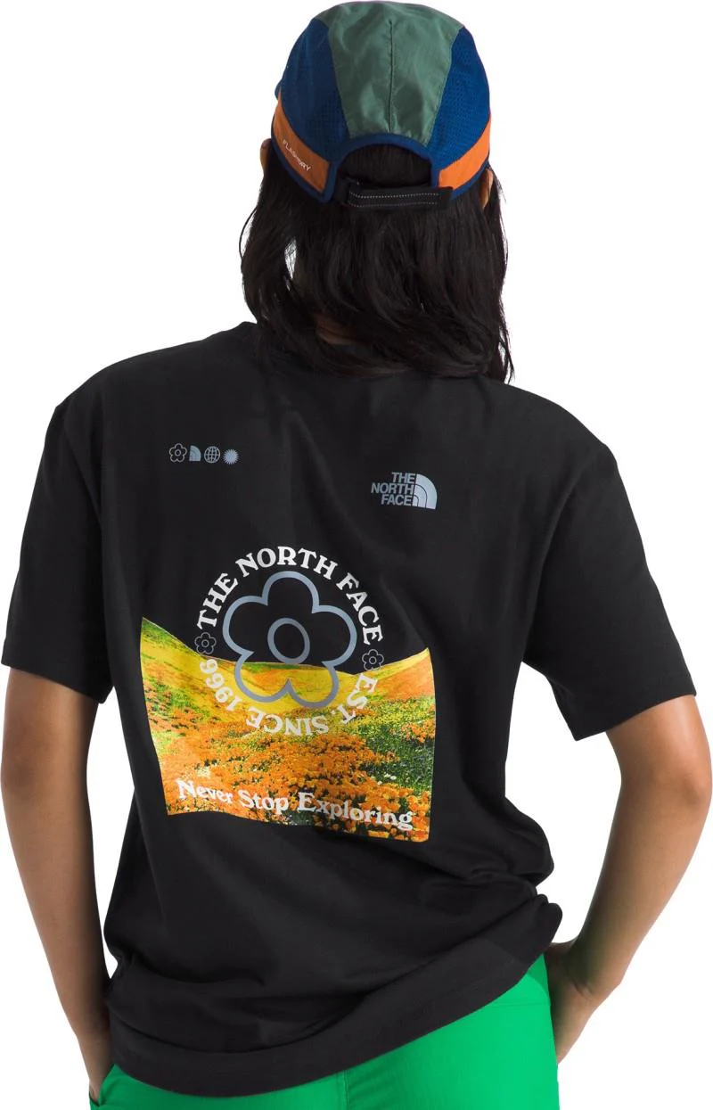 Strange Colorful World Flower Field Graphic SS Tee - Womens - Image 3