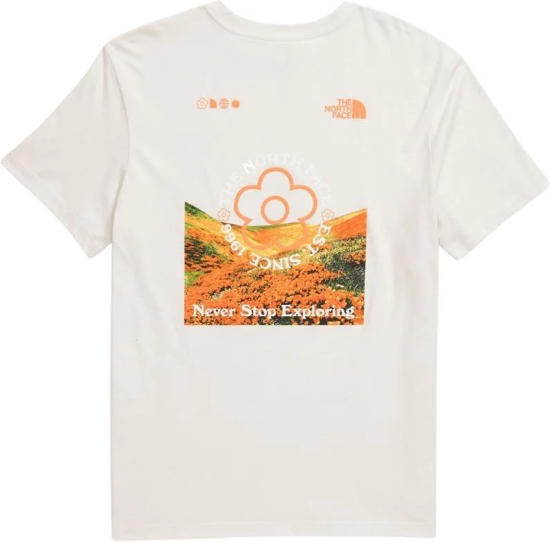 Strange Colorful World Flower Field Graphic SS Tee - Womens - Image 4