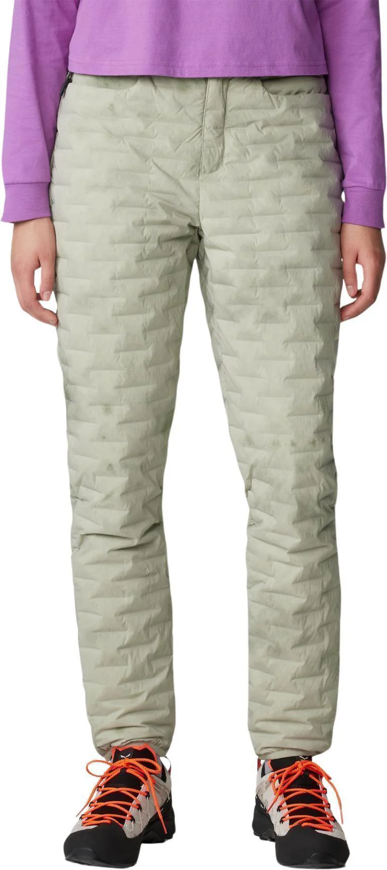 StretchDown Light Pants, Short - Womens