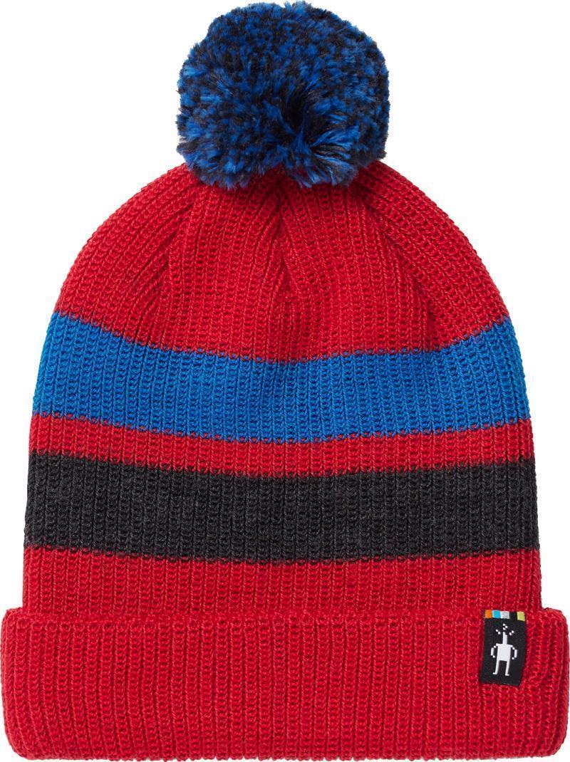 Stripe Pom Beanie - Kids - Image 3
