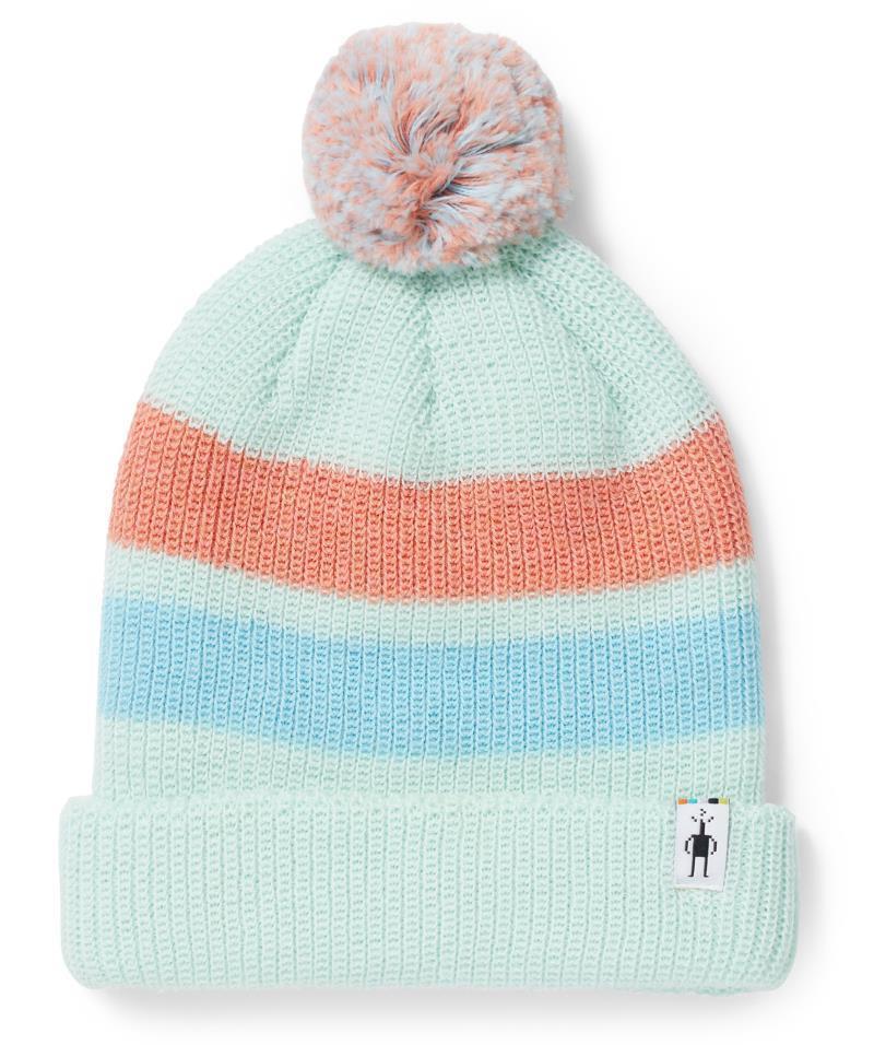 Stripe Pom Beanie - Kids - Image 4