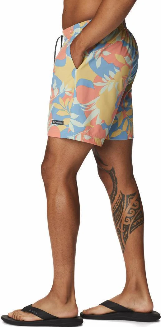 Summertide Stretch Printed Shorts, 6" Inseam - Mens - Image 5