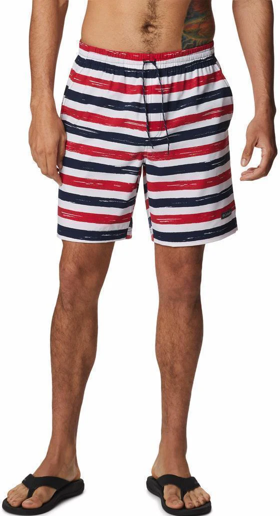 Summertide Stretch Printed Shorts, 6" Inseam - Mens - Image 8