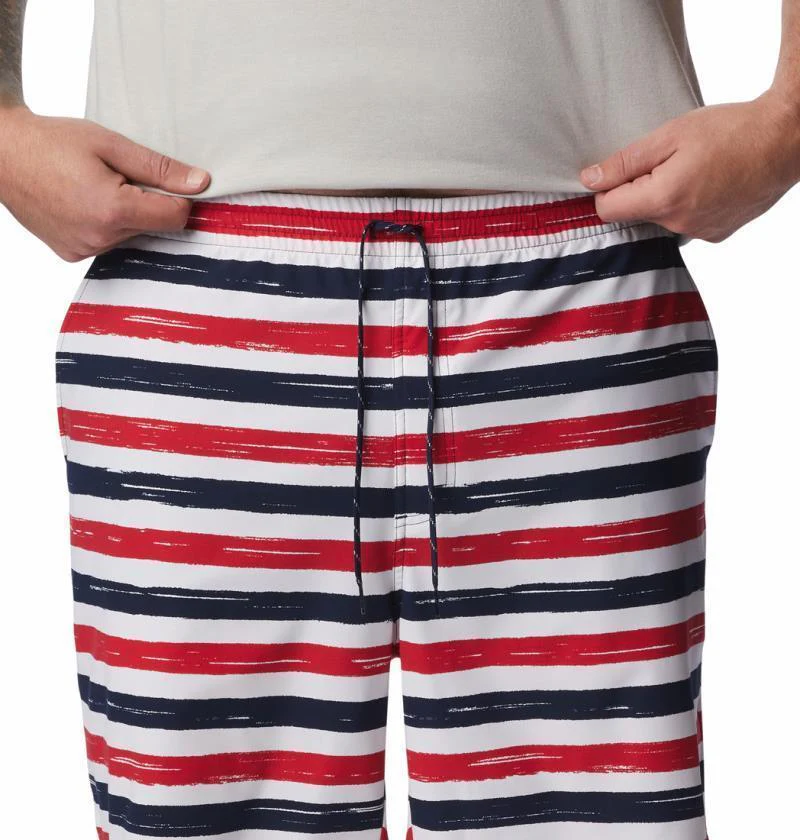 Summertide Stretch Printed Shorts, 8" Inseam - Big - Mens - Image 10