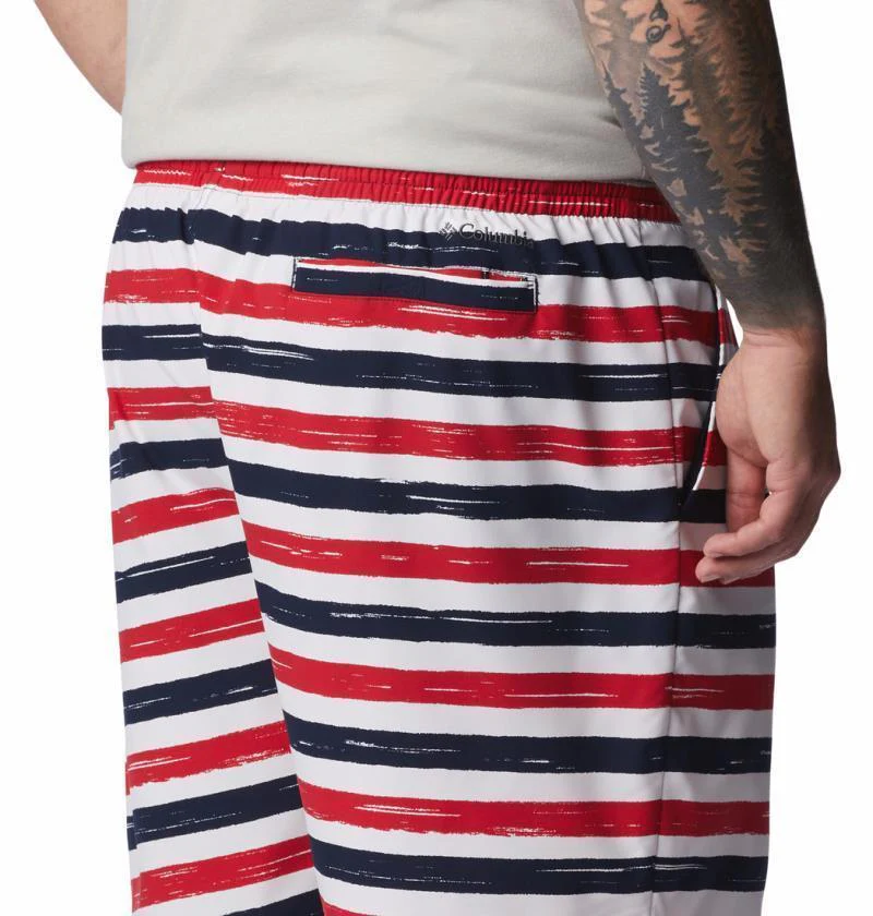 Summertide Stretch Printed Shorts, 8" Inseam - Big - Mens - Image 11