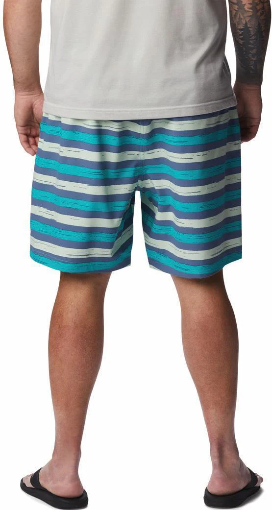 Summertide Stretch Printed Shorts, 8" Inseam - Big - Mens - Image 2
