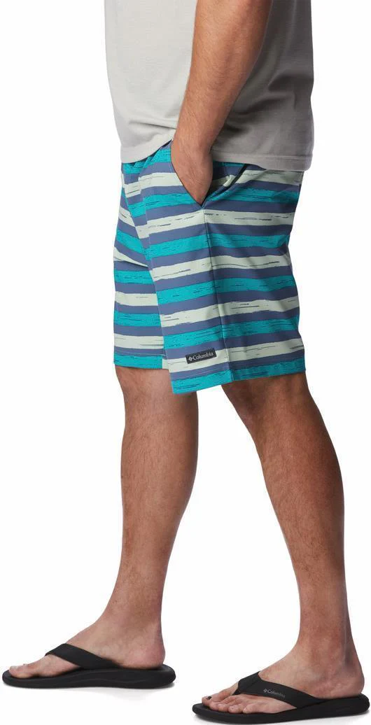 Summertide Stretch Printed Shorts, 8" Inseam - Big - Mens - Image 3