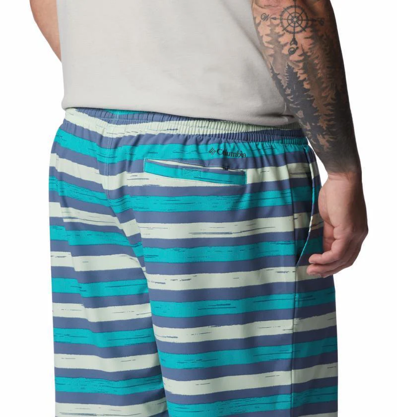 Summertide Stretch Printed Shorts, 8" Inseam - Big - Mens - Image 5