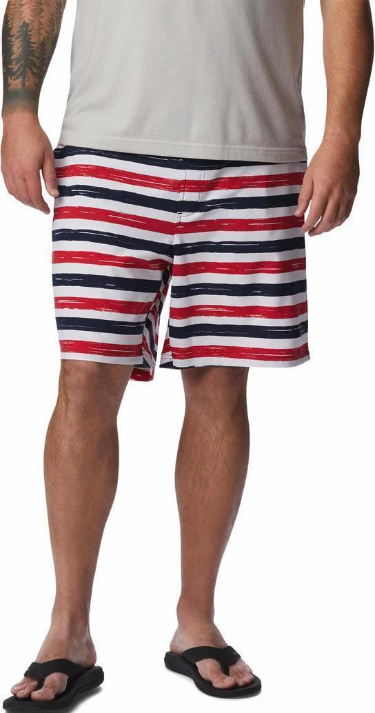 Summertide Stretch Printed Shorts, 8" Inseam - Big - Mens - Image 6
