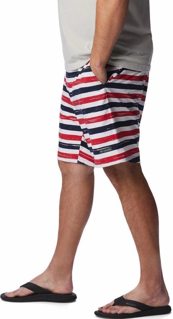 Summertide Stretch Printed Shorts, 8" Inseam - Big - Mens - Image 8