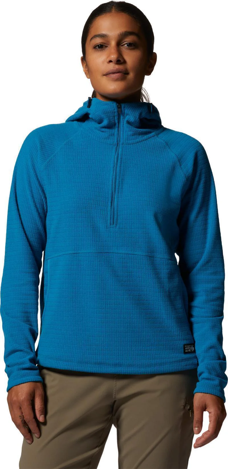 Summit Grid Half Zip Hoody - Womens - Image 9