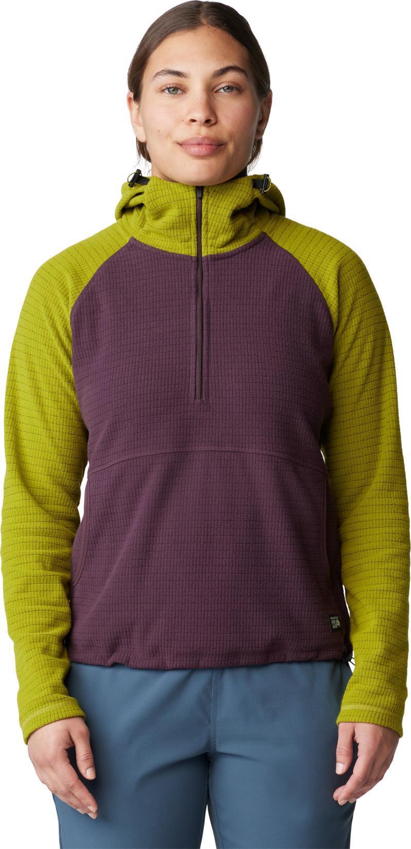 Summit Grid Half Zip Hoody - Womens - Image 7