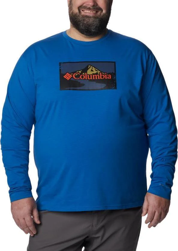 Sun Trek Graphic LS Shirt - Big - Mens