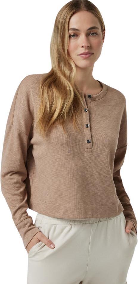 Sunrise Oversized LS Henley - Womens - Image 3