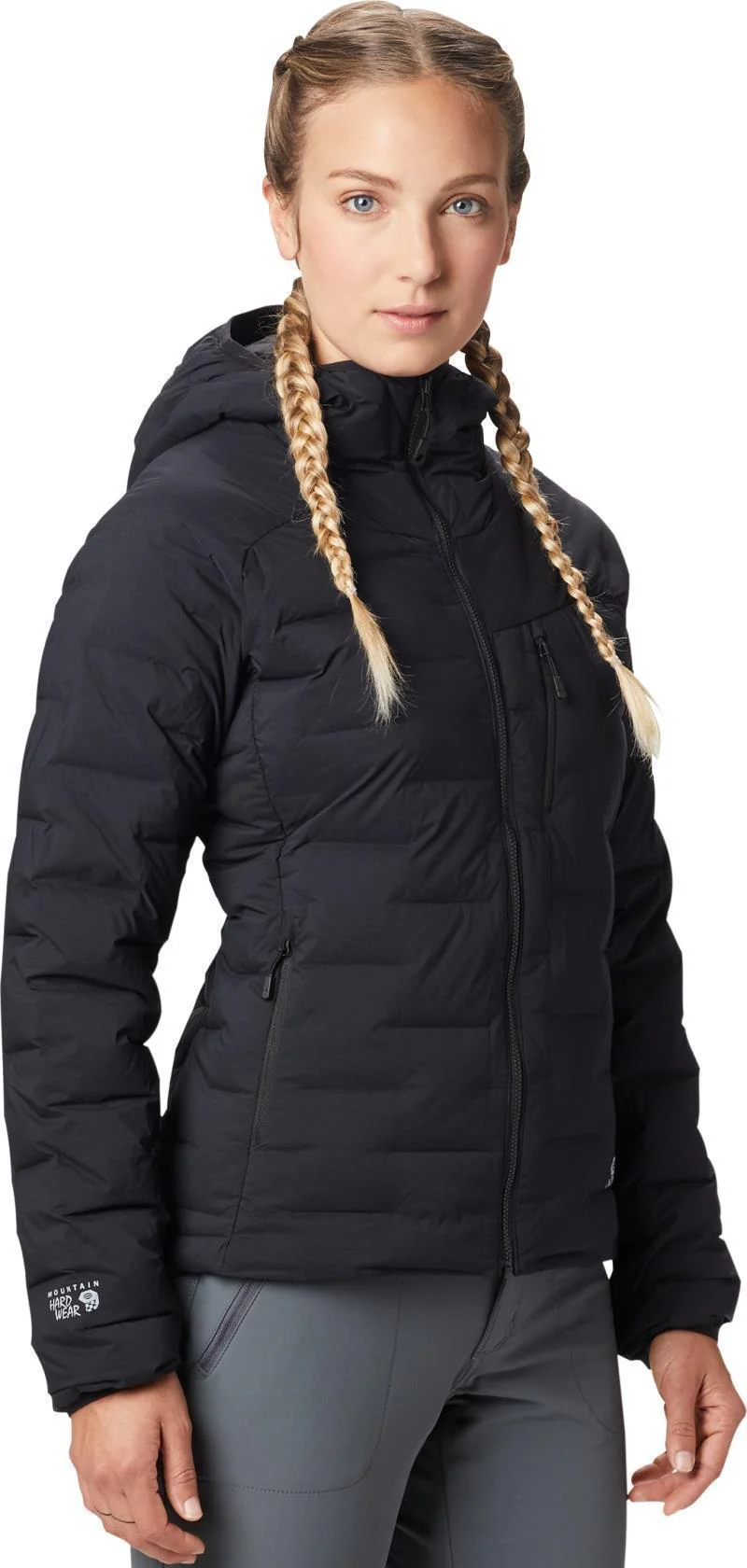 Super/DS Stretchdown Hooded Jacket - Womens - Image 2