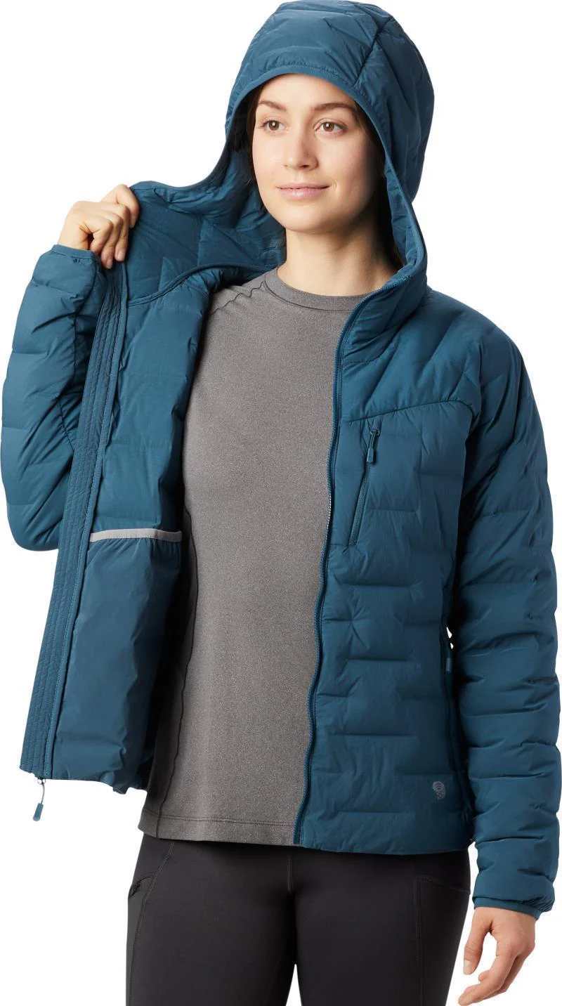 Super/DS Stretchdown Hooded Jacket - Womens - Image 40