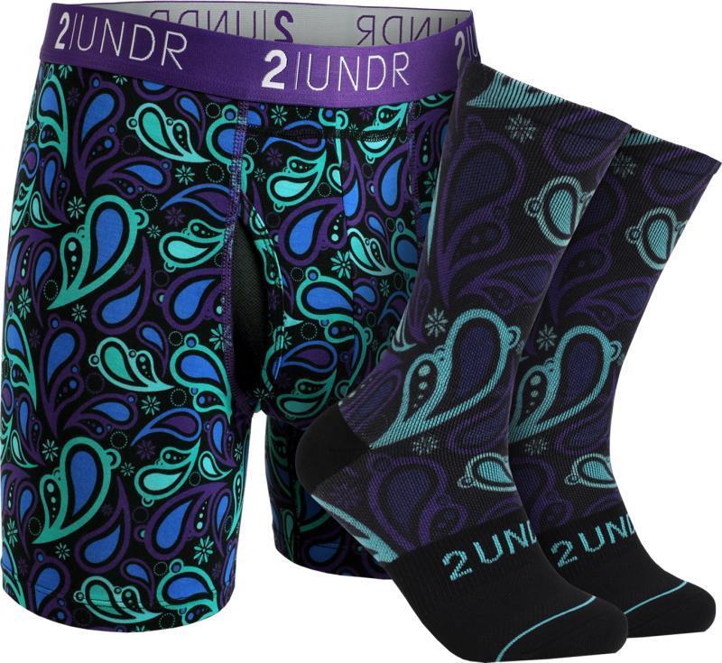 Swing Shift Boxer Briefs + Socks Pack - Mens - Image 12