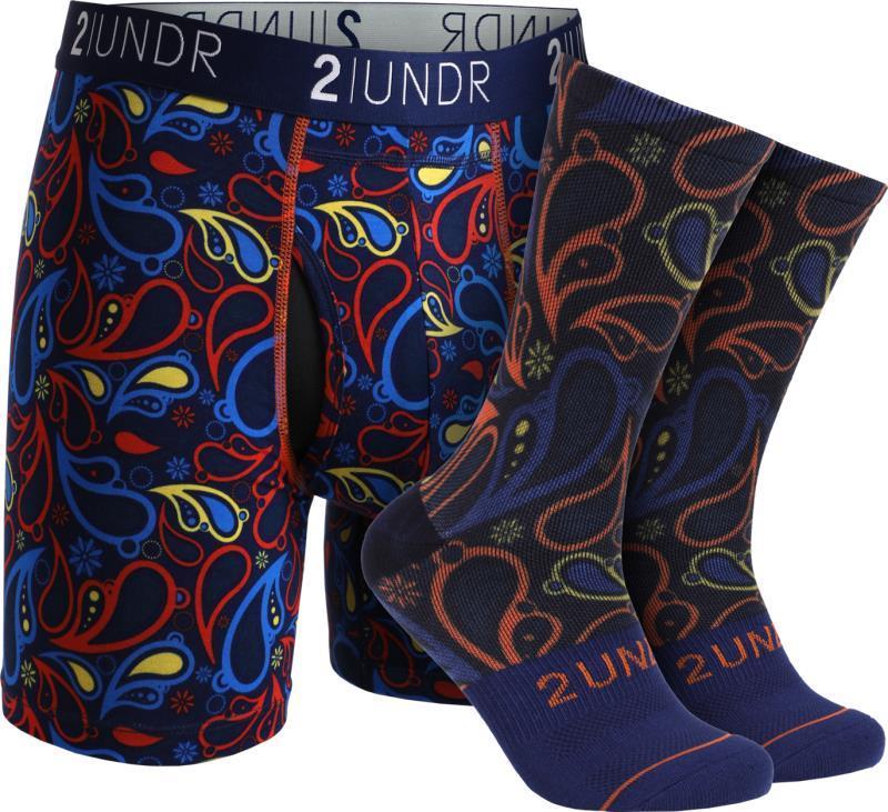 Swing Shift Boxer Briefs + Socks Pack - Mens - Image 13